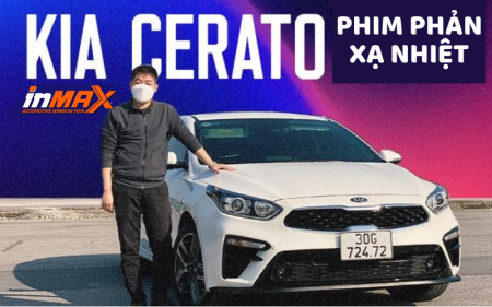 Dán phim phản xạ nhiệt cho xe Cerato