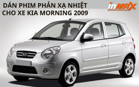 Dán phim phản xạ nhiệt cho xe Morning 2009