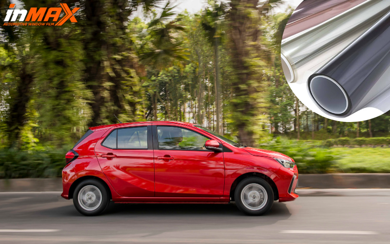 Phim phản xạ nhiệt cho xe Toyota Wigo có thể giảm đến 80% lượng nhiệt đi vào xe