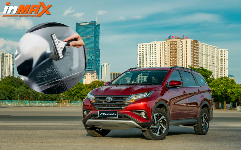 INMAX VIỆT NAM cam kết với khách hàng dịch vụ dán phim phản xạ nhiệt cho xe Toyota Rush đạt chuẩn