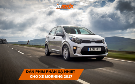 Dán phim phản xạ nhiệt cho xe Morning 2017