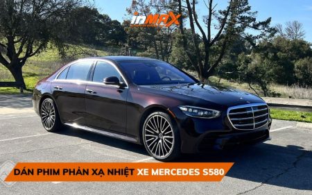 Dán phim phản xạ nhiệt xe Mercedes S580 có bị phạt không?