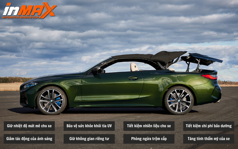 Vì sao nên dán phim phản xạ nhiệt xe BMW 420i Convertible?