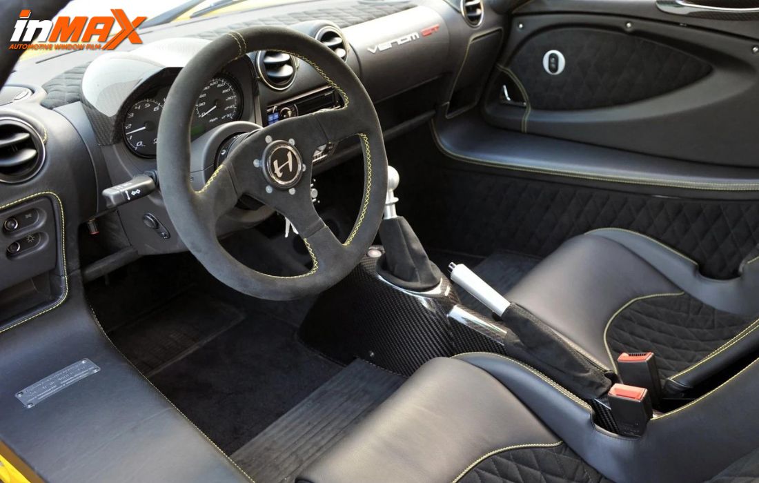 Nội thất xe Hennessey Venom GT sang trọng và đầy tiện nghi