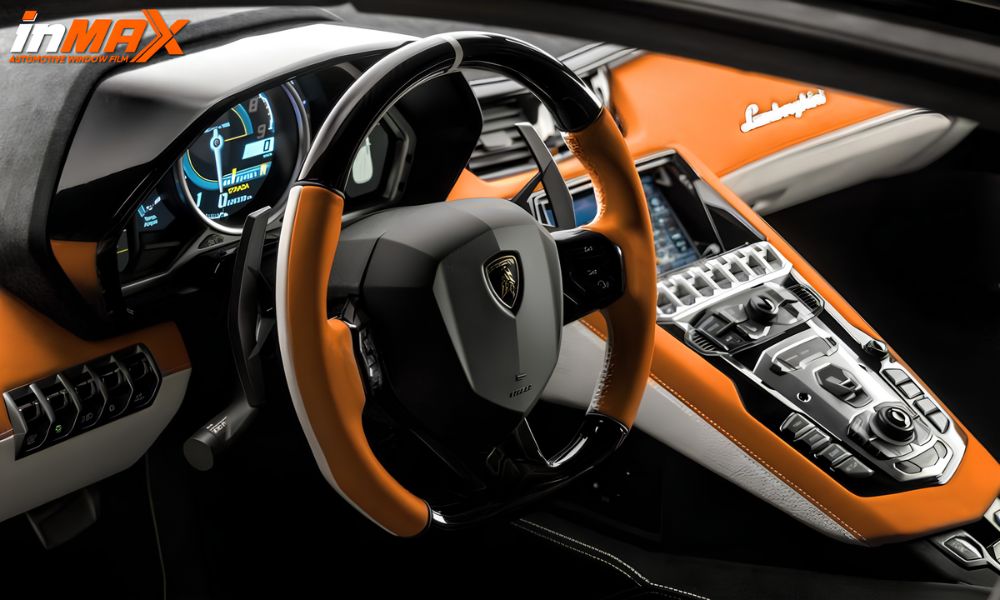 Nội thất xe Lamborghini Aventador S