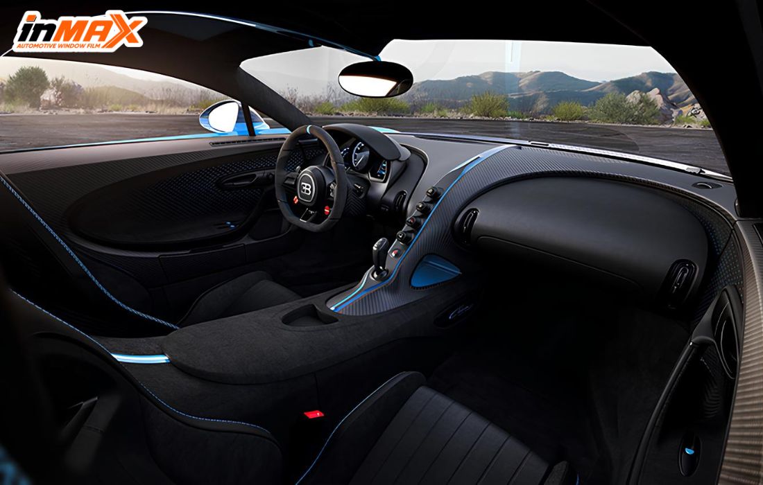 Thiết kế nội thất của xe Bugatti La Voiture Noire