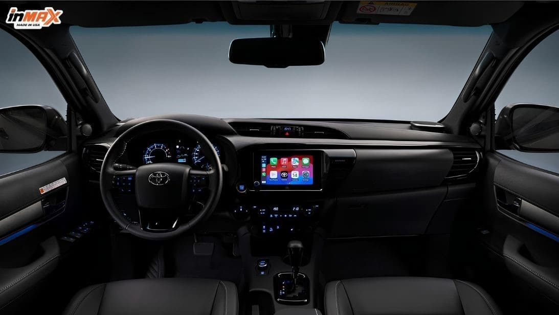 Toyota Hilux Hybrid có khoang nội thất đầy tiện nghi và phong cách