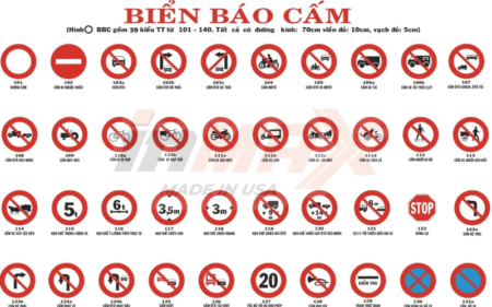 Ý nghĩa các biển báo cấm giao thông đường bộ tại Việt Nam