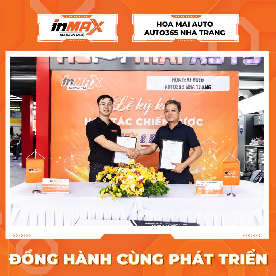 INMAX Việt Nam & Hoa Mai Auto - Auto365 Nha Trang ký kết thỏa thuận hợp tác chiến lược