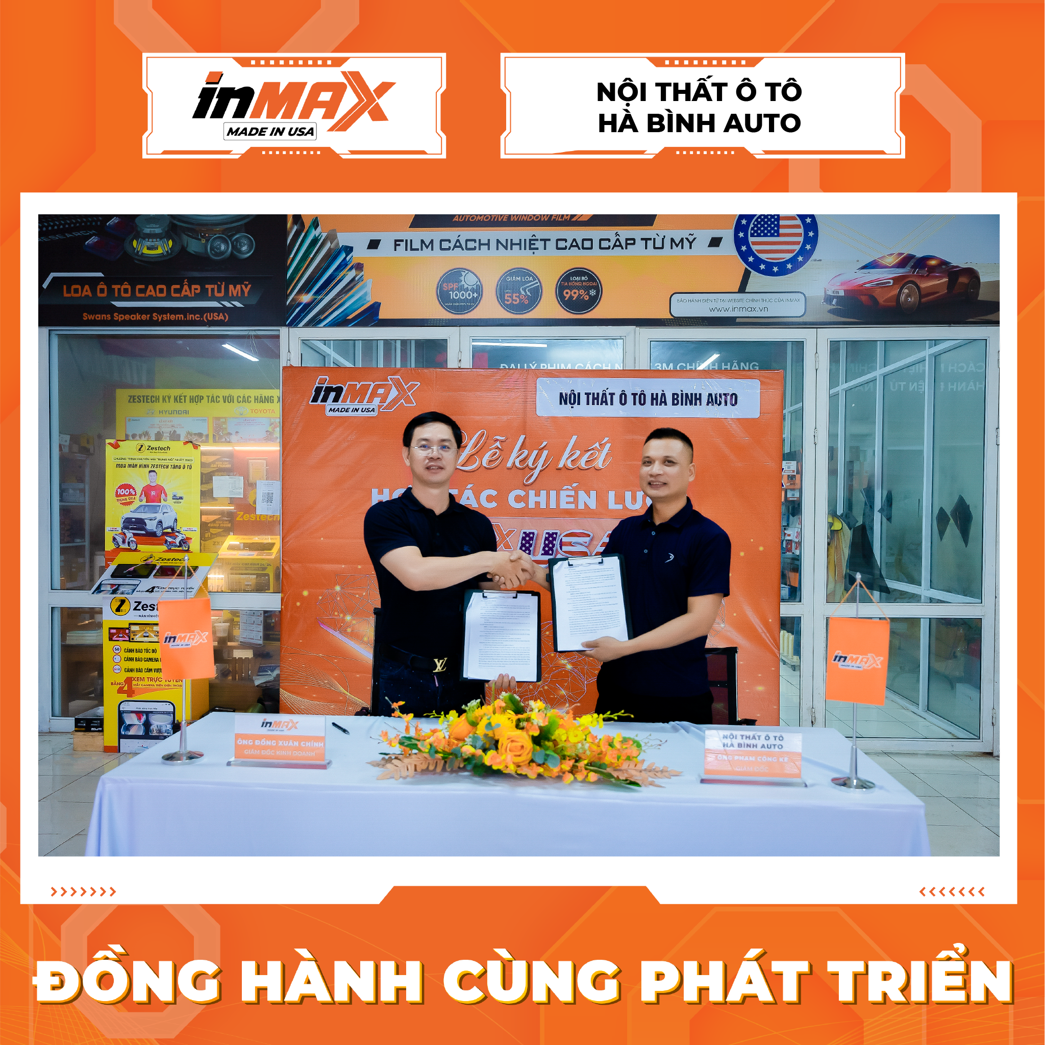 Lễ ký kết hợp tác chiến lược giữa INMAX Việt Nam và Hà Bình Auto diễn ra thành công tốt đẹp