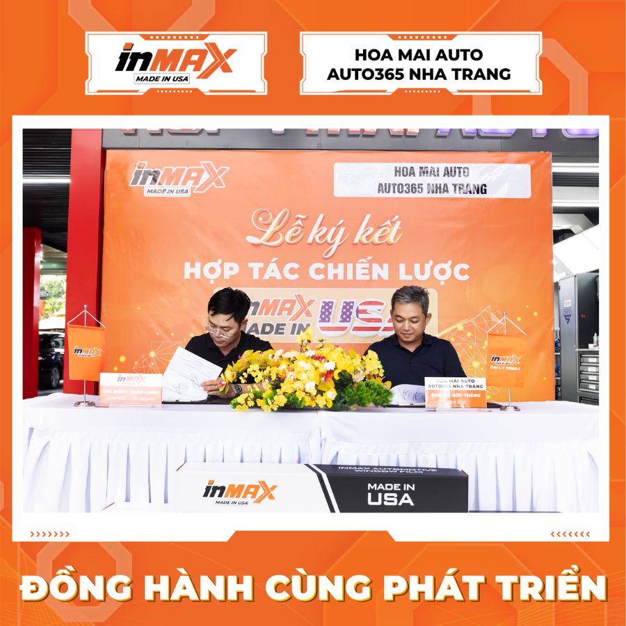 Sự hợp tác giữa INMAX Việt Nam và Hoa Mai Auto - Auto365 Nha Trang hứa hẹn mang lại nhiều lợi ích cho cả hai doanh nghiệp