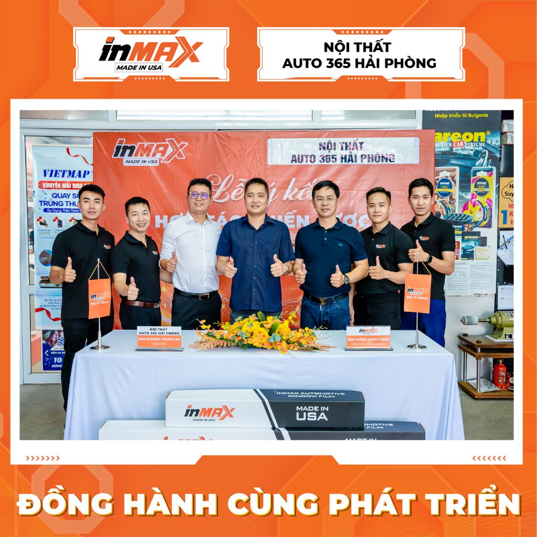 INMAX và Auto365 Hải Phòng bắt tay hợp tác cùng phát triển