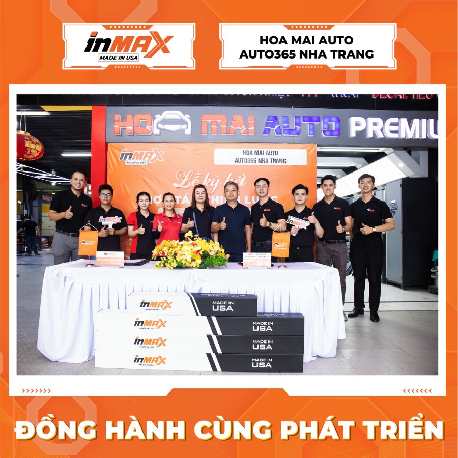 Chúc mừng lễ ký kết hợp tác chiến lược giữa INMAX Việt Nam và Hoa Mai Auto - Auto365 Nha Trang đã diễn ra thành công tốt đẹp