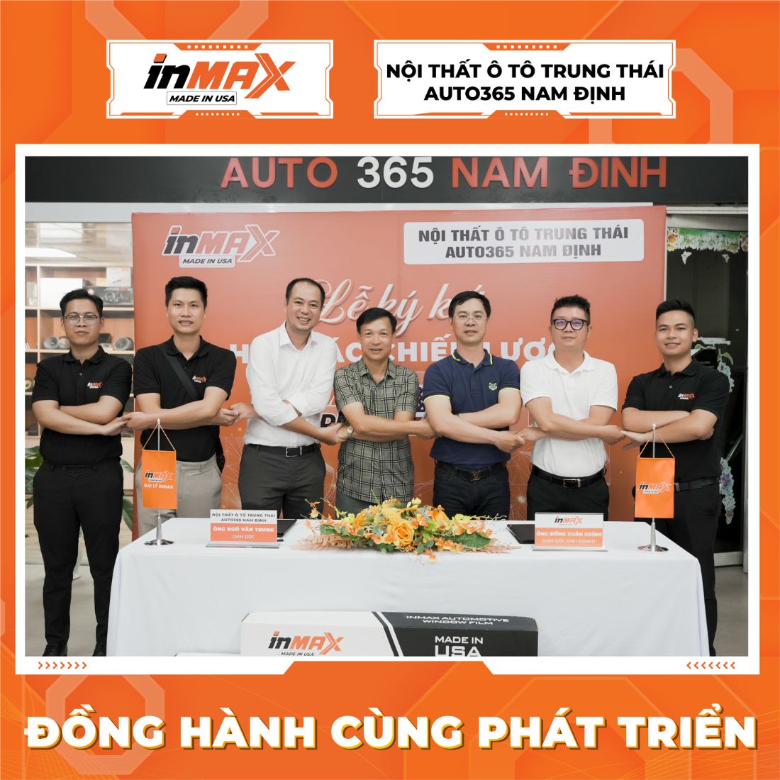 INMAX và Nội thất ô tô Trung Thái cam kết cùng hợp tác và phát triển lâu bền