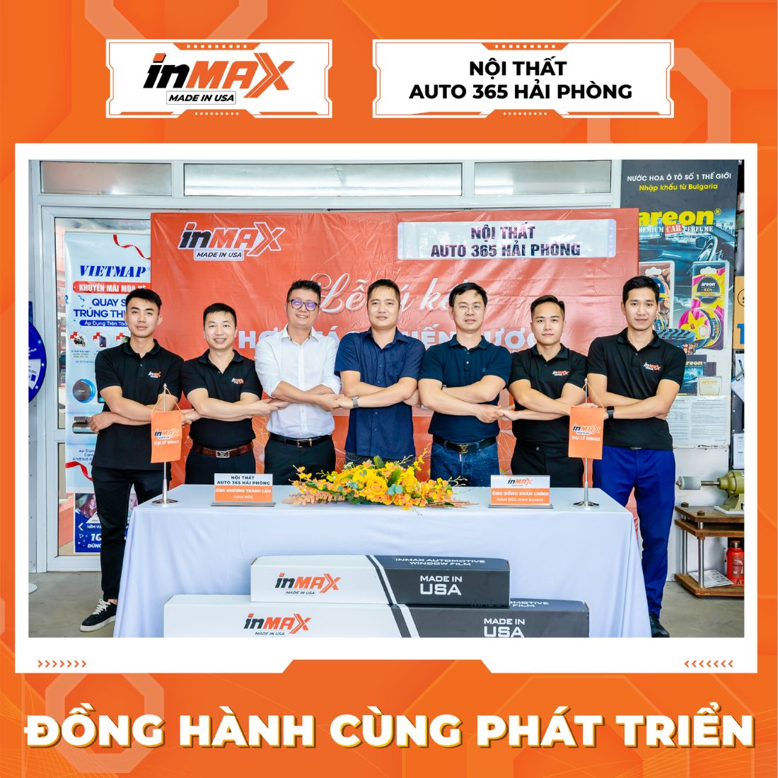 Cùng chúc mừng INMAX và Auto365 Hải Phòng sẽ có nhiều thành công rực rỡ trong tương lai