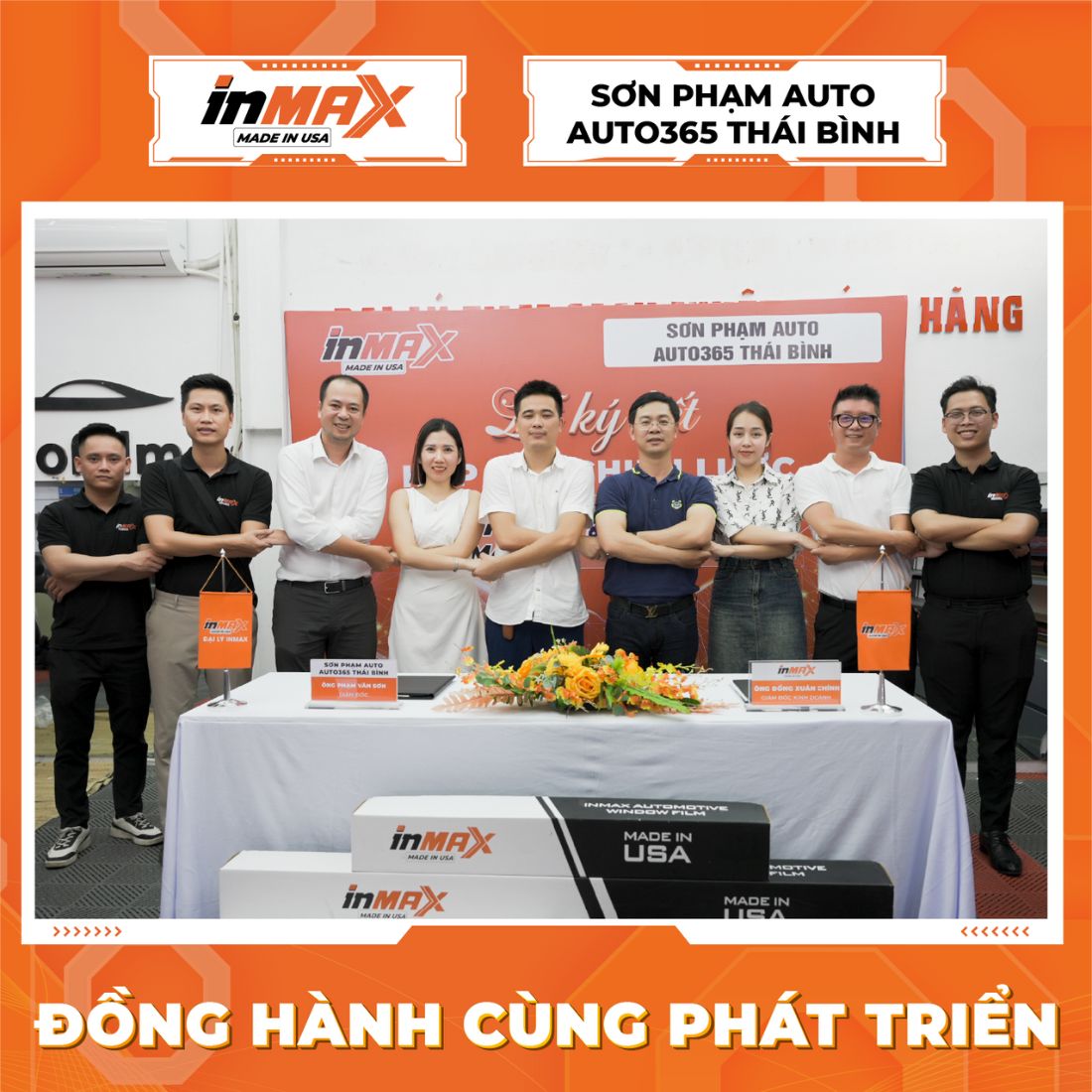 INMAX và Sơn Phạm Auto cam kết hợp tác song phương, đồng hành cùng phát triển