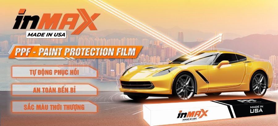 Phim bảo vệ sơn PPF Inmax được sản xuất với công nghệ nano tự phục hồi tân tiến từ Hoa Kỳ