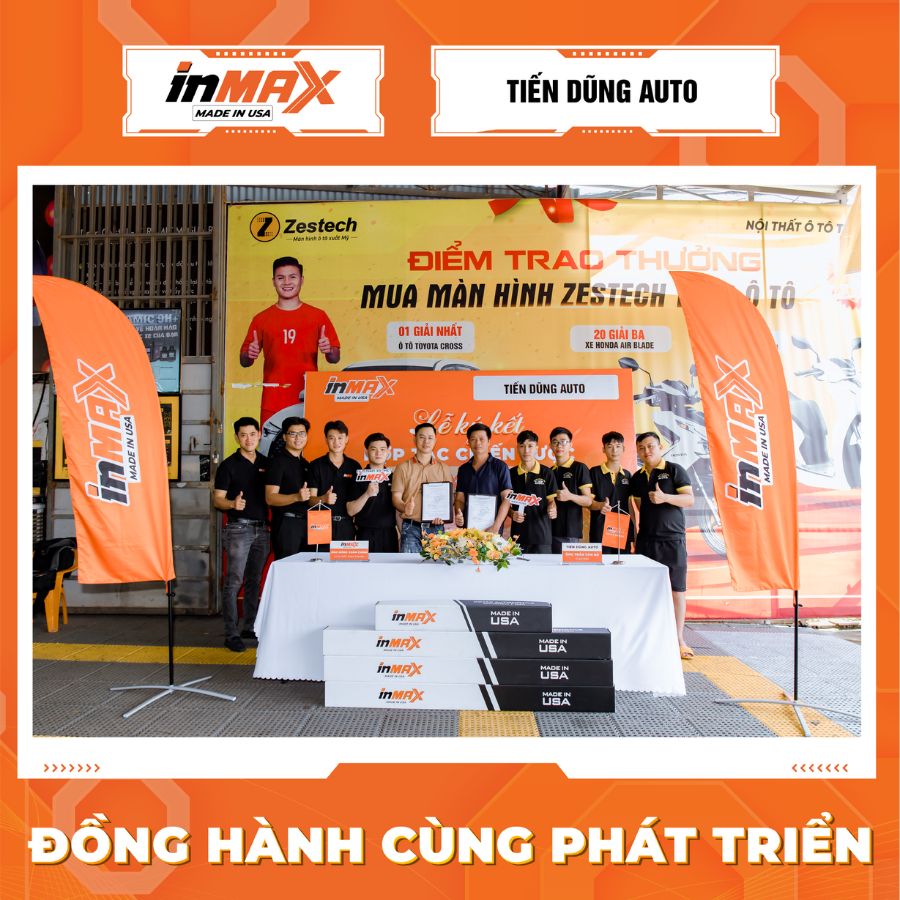 INMAX Việt Nam & Tiến Dũng Auto ký kết thỏa thuận hợp tác chiến lược