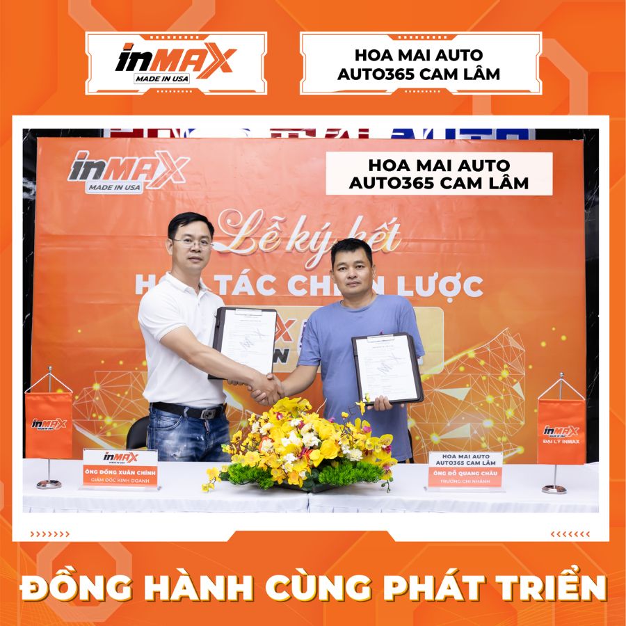 INMAX Việt Nam & Hoa Mai Auto - Auto365 Cam Lâm ký kết thỏa thuận hợp tác chiến lược