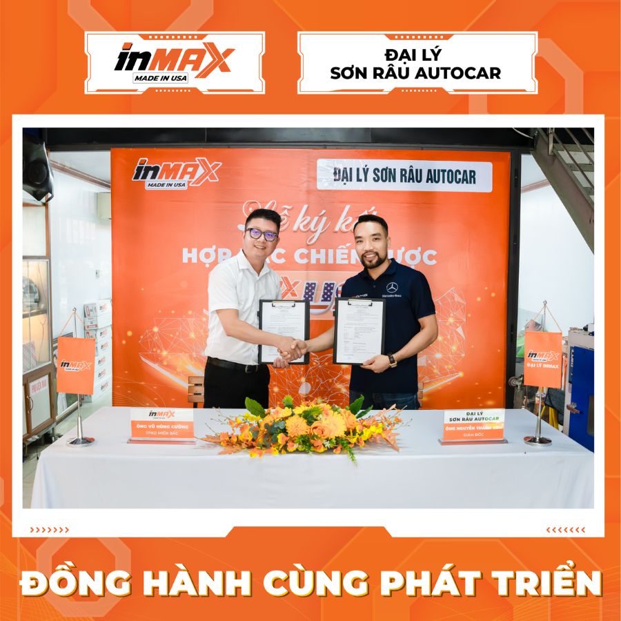 INMAX Việt Nam & Nội thất ô tô Sơn Râu AutoCar ký kết thỏa thuận hợp tác chiến lược