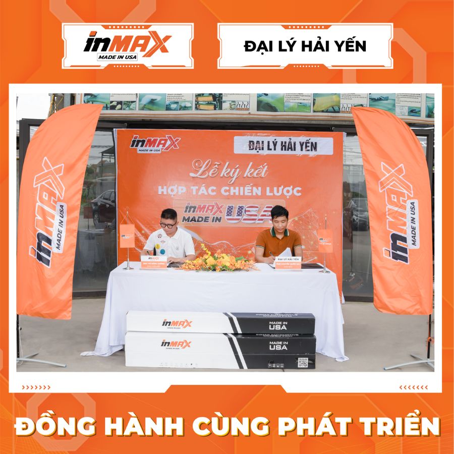 Lễ ký kết giữa INMAX Việt Nam và Gara ô tô Hải Yến diễn ra trong không khí trang trọng