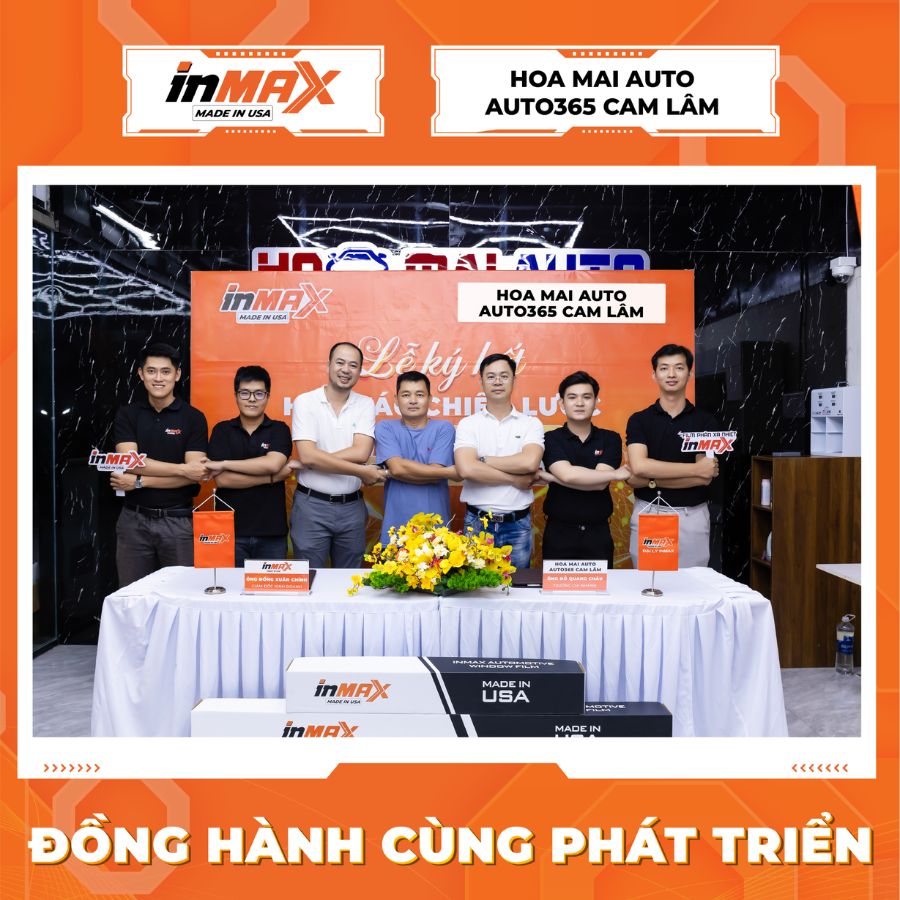 INMAX và Hoa Mai Auto thỏa thuận hợp tác, đồng hành, cùng phát triển