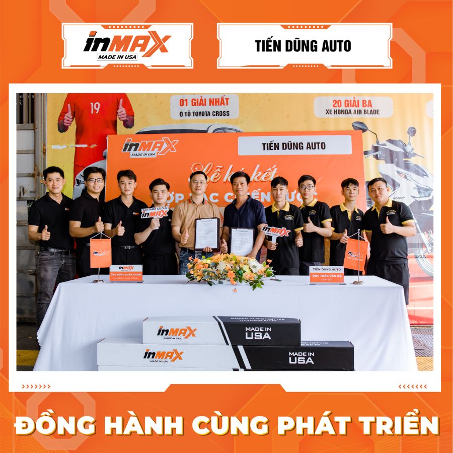 Chúc mừng sự hợp tác của INMAX và Tiến Dũng Auto