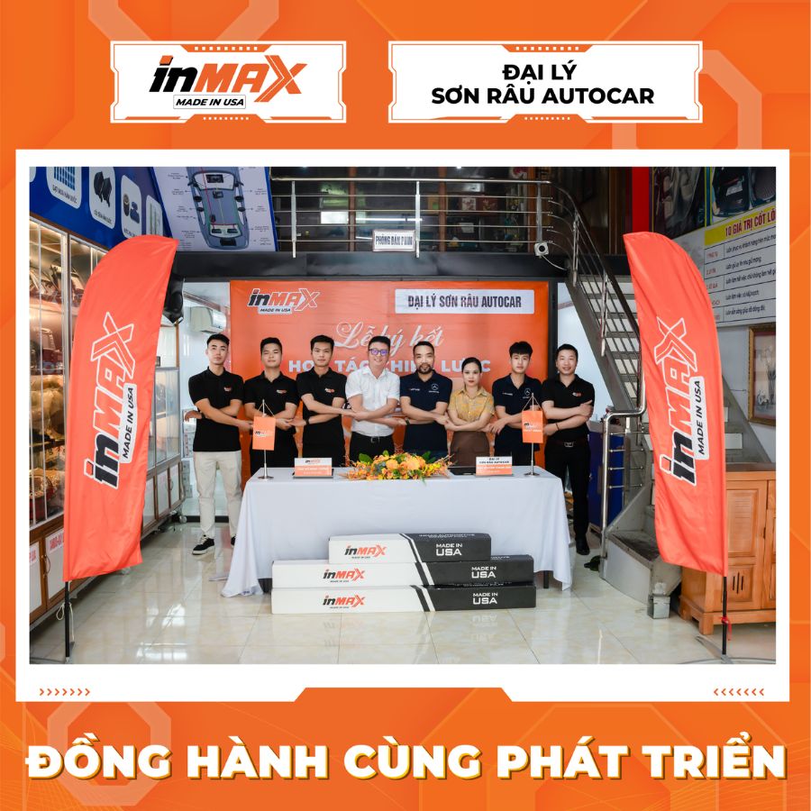 Cam kết hợp tác giữa INMAX và Sơn Râu AutoCar