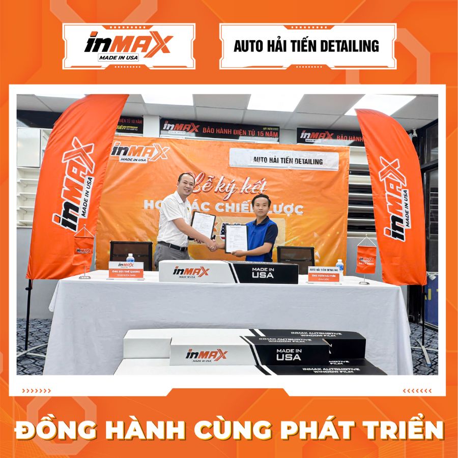 INMAX Việt Nam & Auto Hải Tiến Detailing ký kết thỏa thuận hợp tác chiến lược