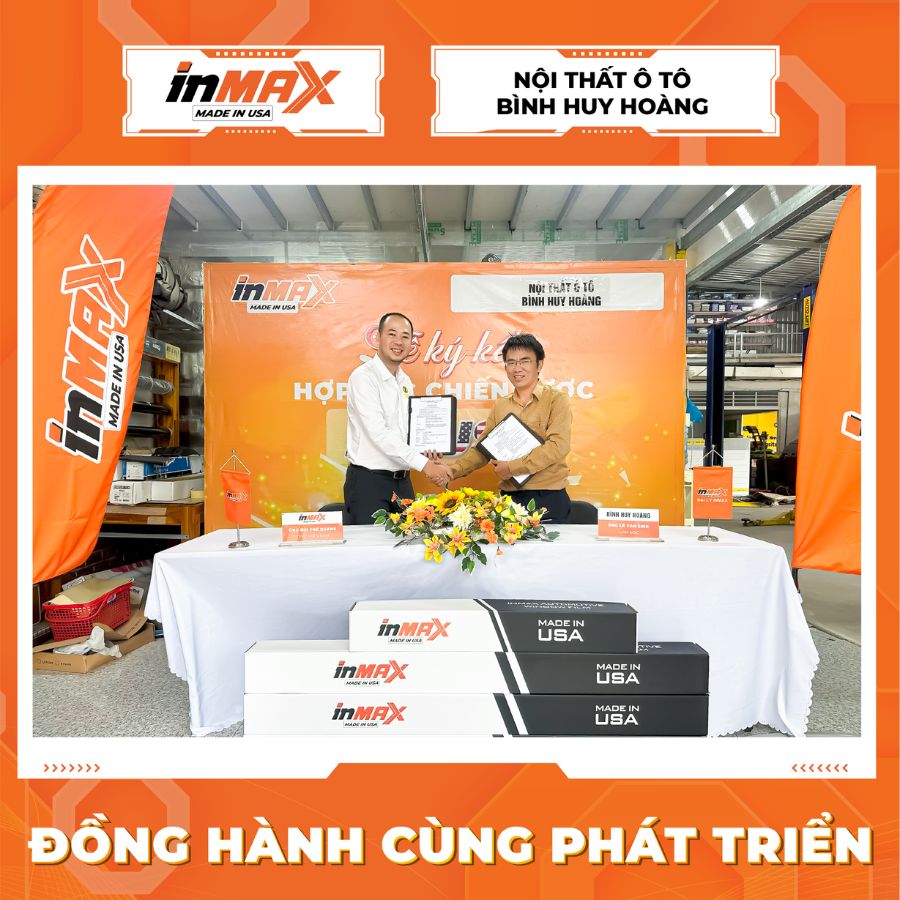 INMAX Việt Nam và Nội thất ô tô Bình Huy Hoàng ký kết thỏa thuận hợp tác chiến lược