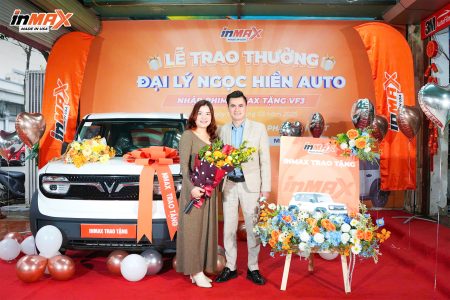 INMAX VIỆT NAM TRAO TẶNG XE VINFAST VF3 CHO ĐẠI LÝ NGỌC HIỂN AUTO