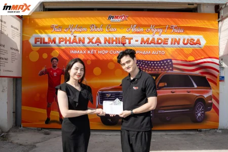Trải nghiệm phim phản xạ nhiệt INMAX tại Sơn Phạm Auto