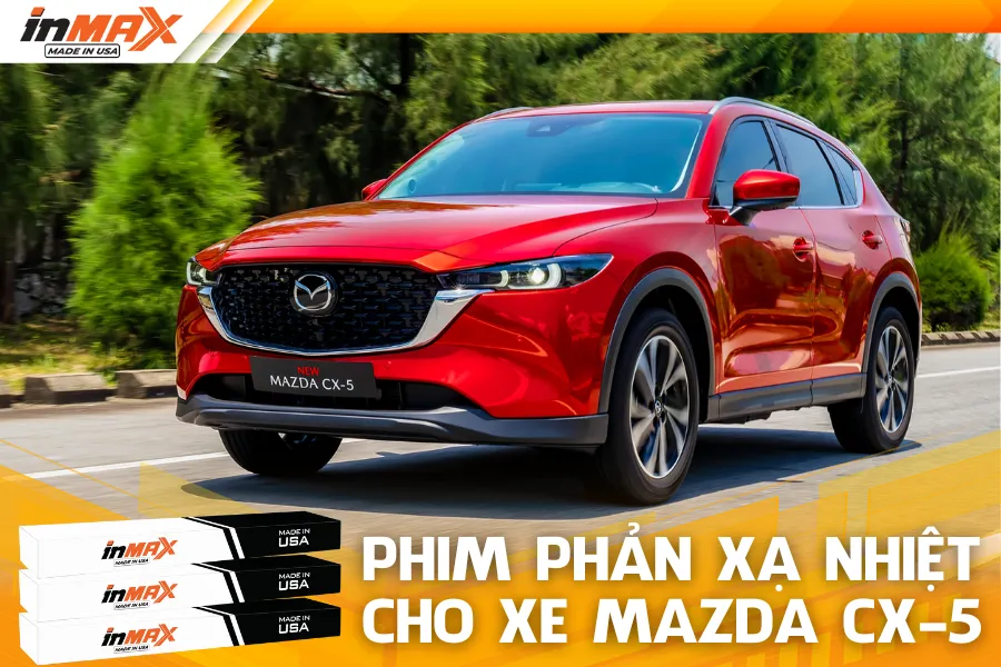 Dán phim phản xạ nhiệt cho xe Mazda CX-5