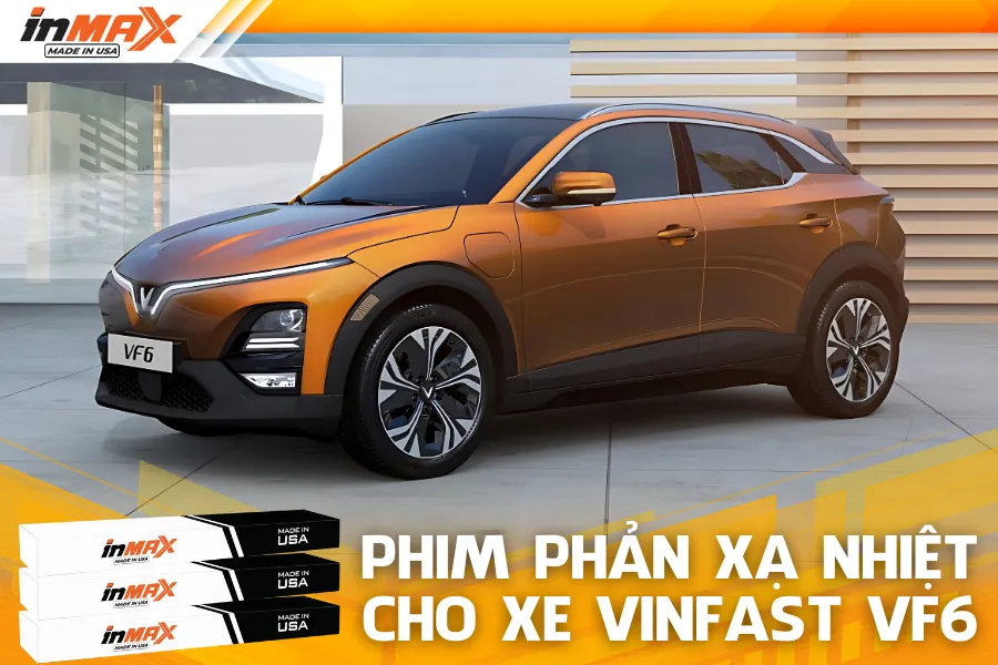 Dán phim phản xạ nhiệt cho xe VinFast VF6