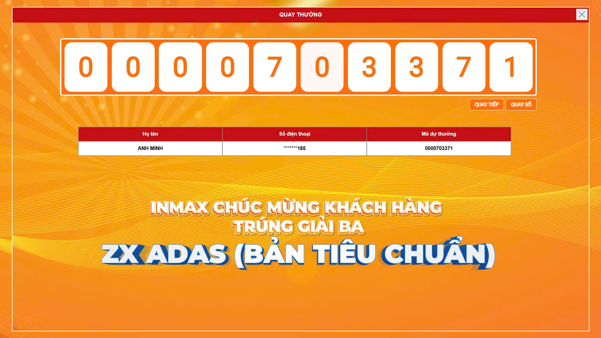 Giải Ba - ZX ADAS Bản Tiêu Chuẩn