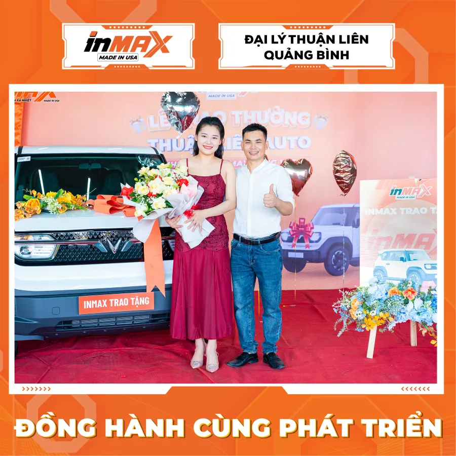 INMAX VIỆT NAM TRAO TẶNG XE VINFAST VF3 CHO ĐẠI LÝ THUẬN LIÊN AUTO