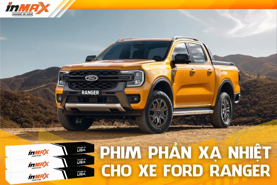 Dán phim phản xạ nhiệt cho xe Ford Ranger