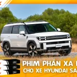 Dán phim phản xạ nhiệt cho xe Hyundai Santafe