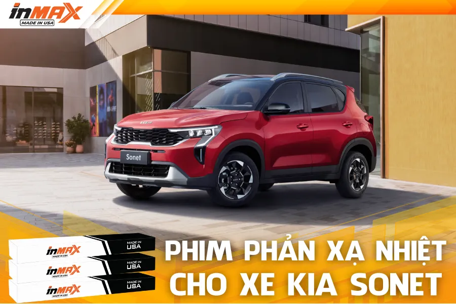 Dán phim phản xạ nhiệt cho xe Kia Sonet