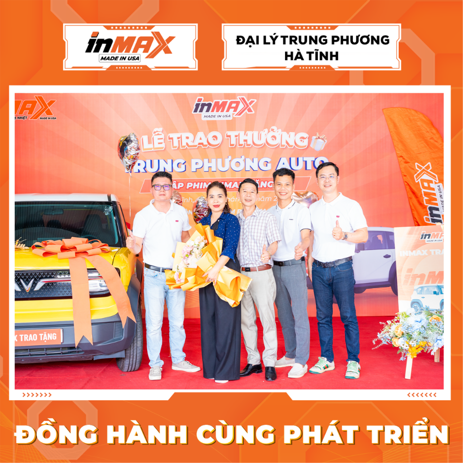 Inmax trao tặng VF3 cho Trung Phương Auto