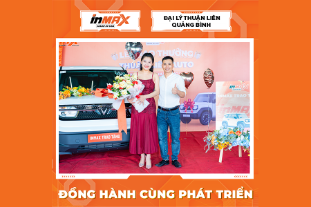 INMAX VIỆT NAM TRAO TẶNG XE VINFAST VF3 CHO ĐẠI LÝ THUẬN LIÊN AUTO