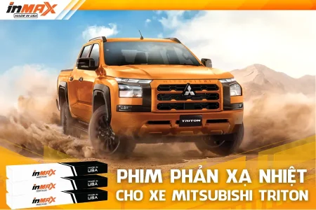 Dán phim phản xạ nhiệt cho xe Mitsubishi Triton