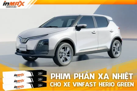 Dán phim phản xạ nhiệt cho xe Vinfast Herio Green