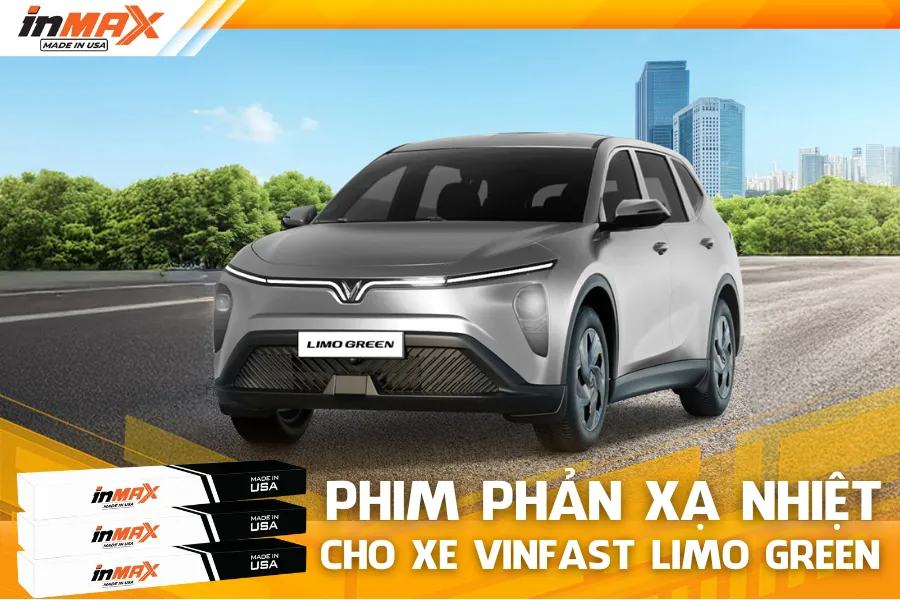 Dán phim phản xạ nhiệt cho xe Vinfast Limo Green