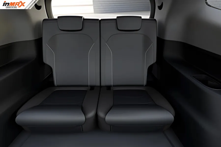 Hệ thống ghế ngồi trên VinFast Limo Green được bọc da cao cấp