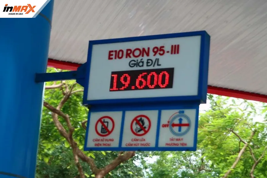 Giá bán xăng E10