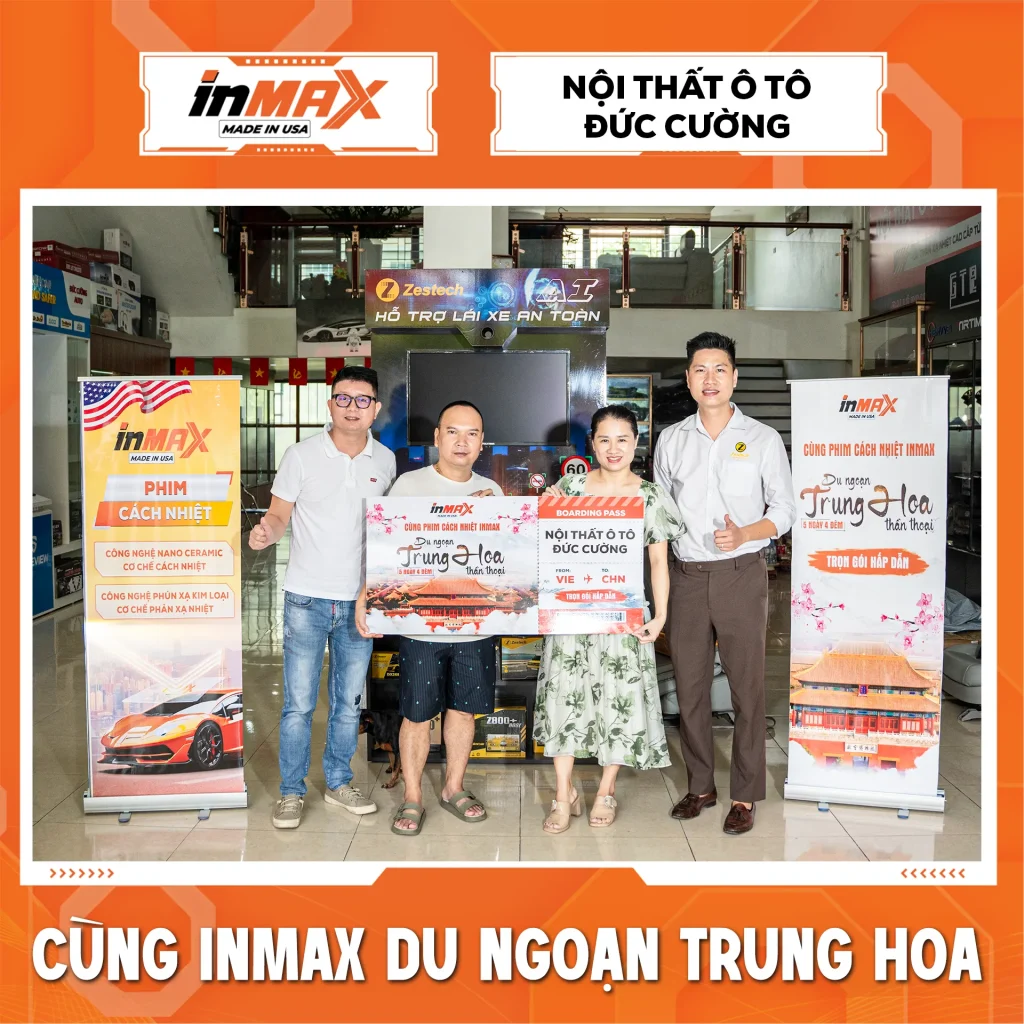 INMAX tặng chuyến du lịch Trung Hoa cho Đức Cường Auto-3