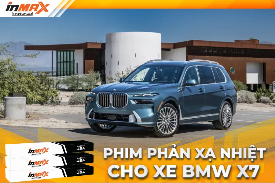 Dán phim phản xạ nhiệt cho xe BMW X7