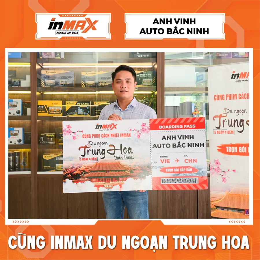 Anh Vinh Auto Bắc Ninh là một trong những Đối tác hàng đầu của Inmax tại khu vực miền Bắc