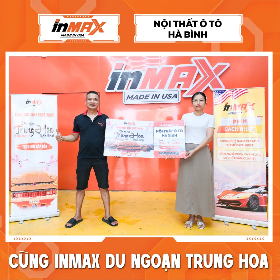INMAX tặng chuyến du lịch Trung Hoa cho Hà Bình Auto-2